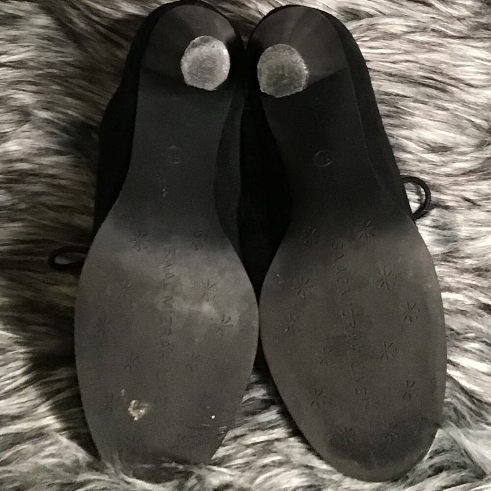 Isaac Mizrahi Black Suede Boots 7M - Picture 6 of 9